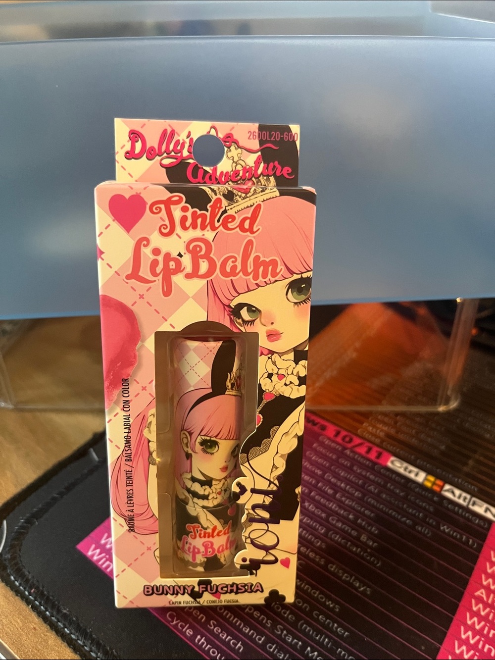Dolly's Adventure Tinted Lip Balm — Bunny Fuchsia (Pink)